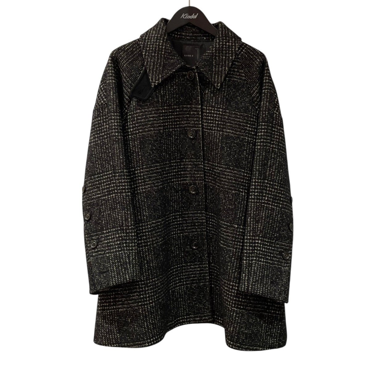 チェックコート23-020-240-1020-4-0