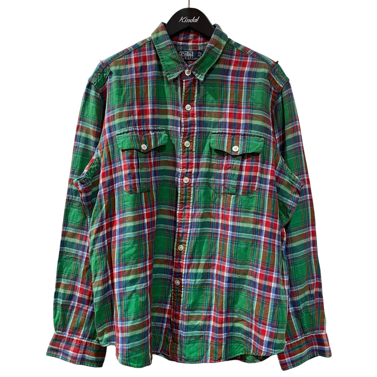 POLO RALPH LAUREN(ポロラルフローレン) リネンシルクシャツ グリーン