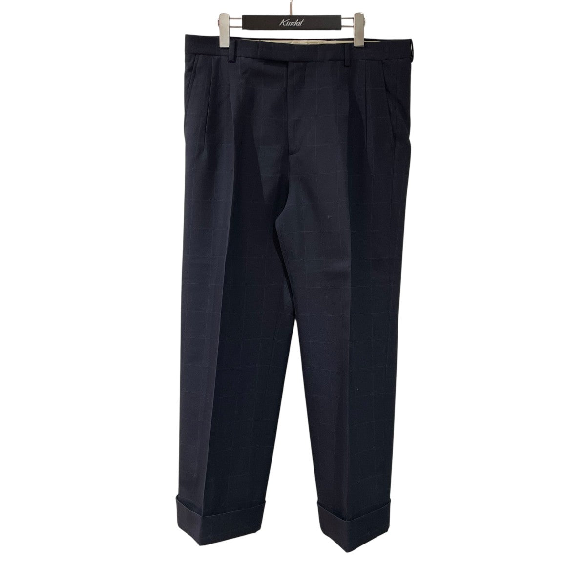 GUCCI(グッチ) 23AWオーバーチェックウールパンツスラックス756408