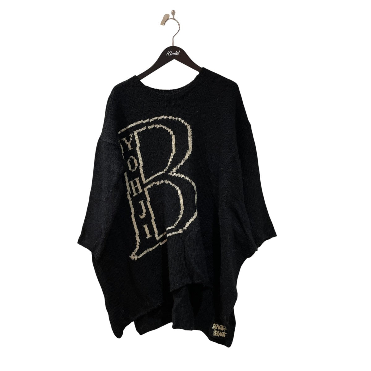 ヨウジヤマモト プリュスノアール NV-K01-196 ニット B Yohji Yamamoto BLACK ＆ BLACK(ビーヨウジヤマモトブラックアンド