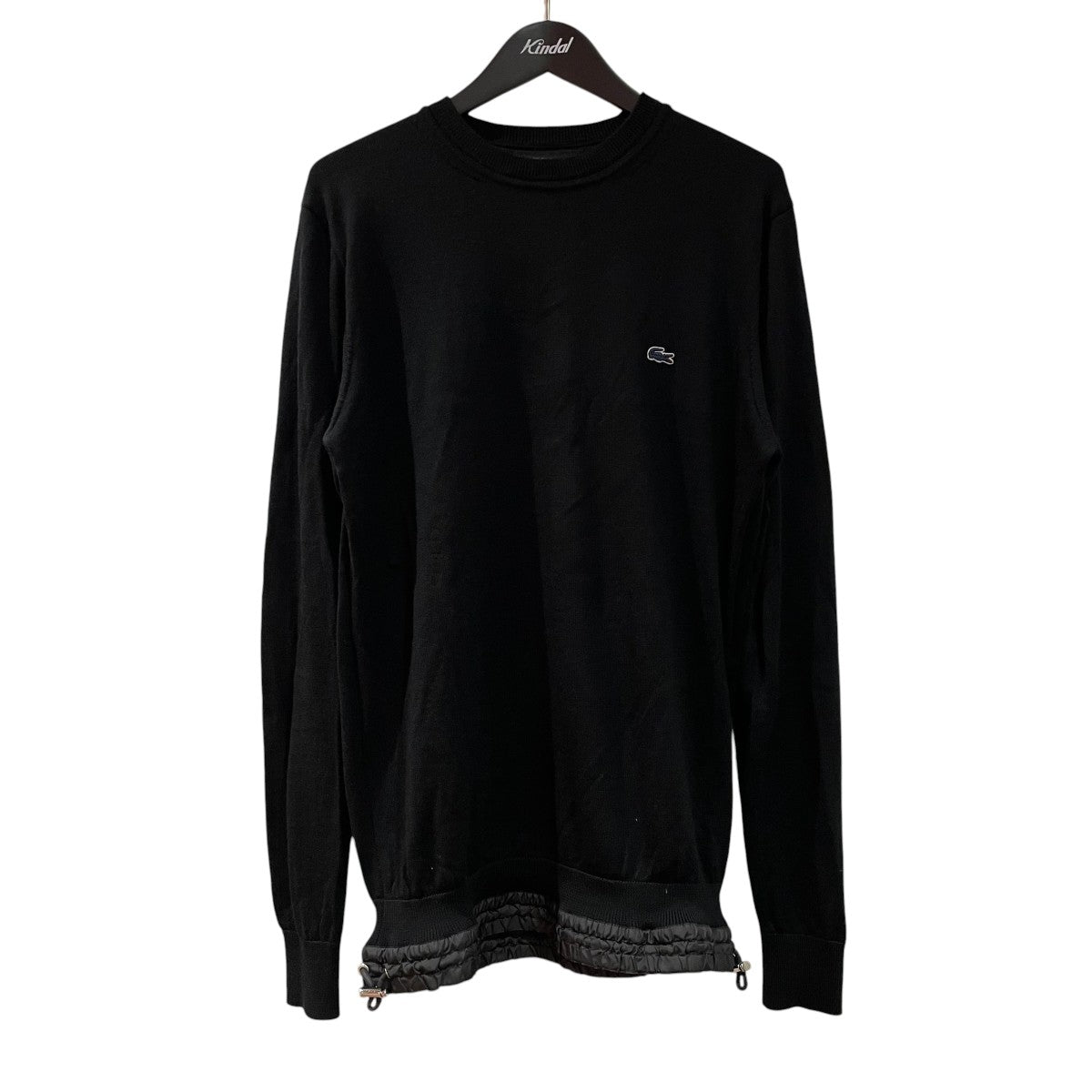 sacai×LACOSTE ニット17-01677M 17-01677M ブラック サイズ 3｜【公式