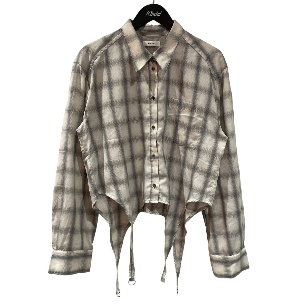 design overshirtチェックシャツKM26SPN02