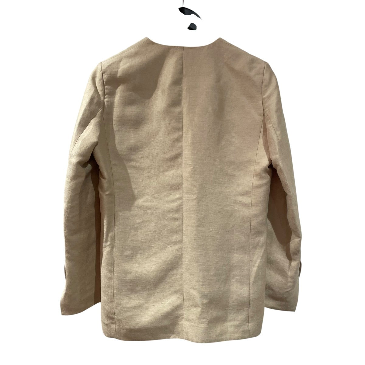 Twill W Breasted ジャケットノーカラージャケット2501092213010