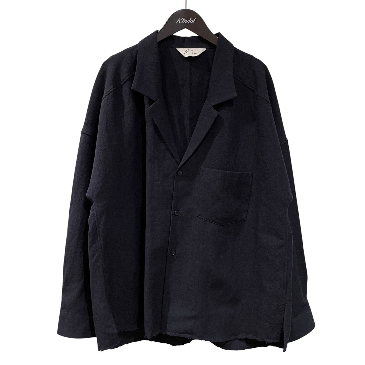 ANCELLM(アンセルム) WASH WOOL TAILORED SHIRT長袖シャツANC-SH73-A