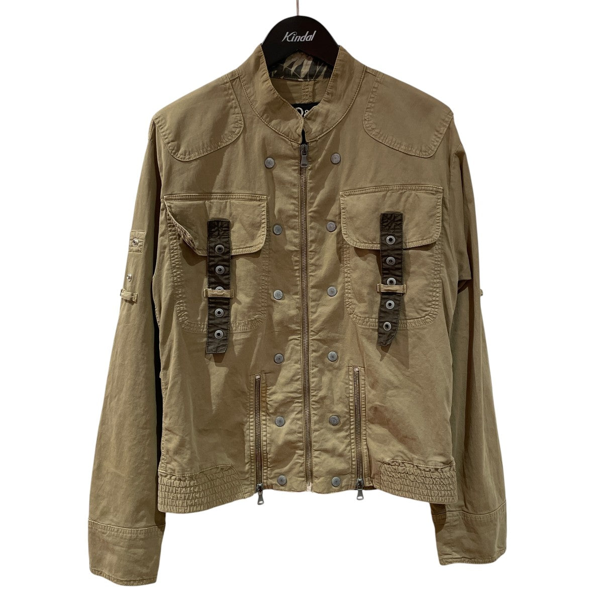 S*A様 D&G ベージュ レザージャケット 44 D＆G(ディーアンドジー（ドルチェ＆ガッバーナ）) JACKETジャケット