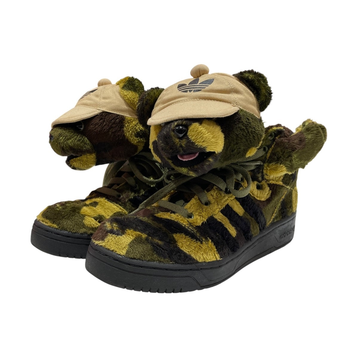adidas×JEREMY SCOTT ハイカットスニーカーQ20917 Q20917 ブラウン