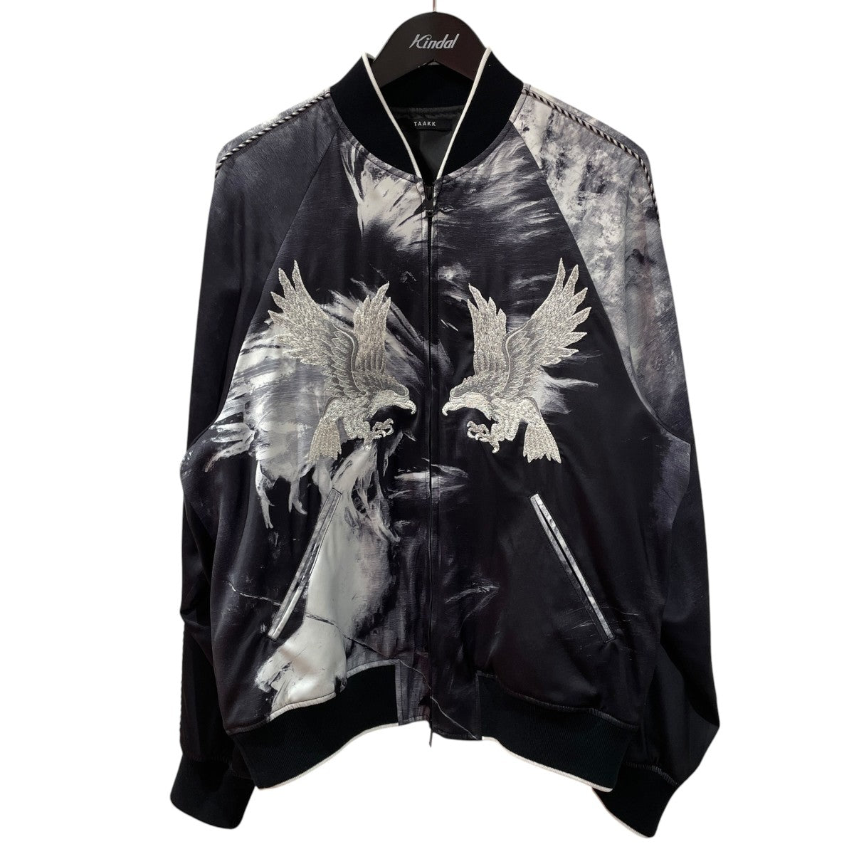 TAAKK(ターク) スカジャンTA25SS-BL706 TA25SS-BL706 ブラック