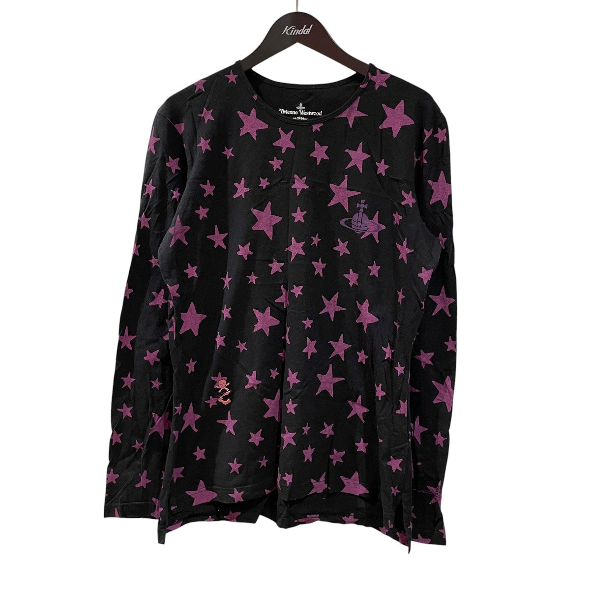 vivien Westwood ダークグレー 長袖Tシャツ ハートデザイン Vivienne Westwood(ヴィヴィアンウエストウッド) 長袖TシャツVI-S1