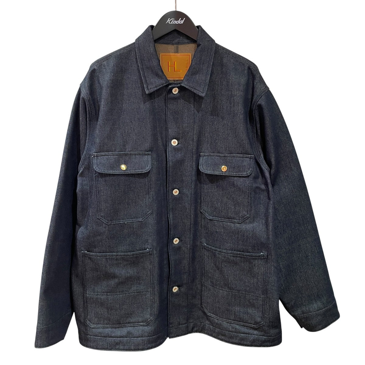 HERILL(ヘリル) Cashmere Denim Railroad Chore Jacketデニム