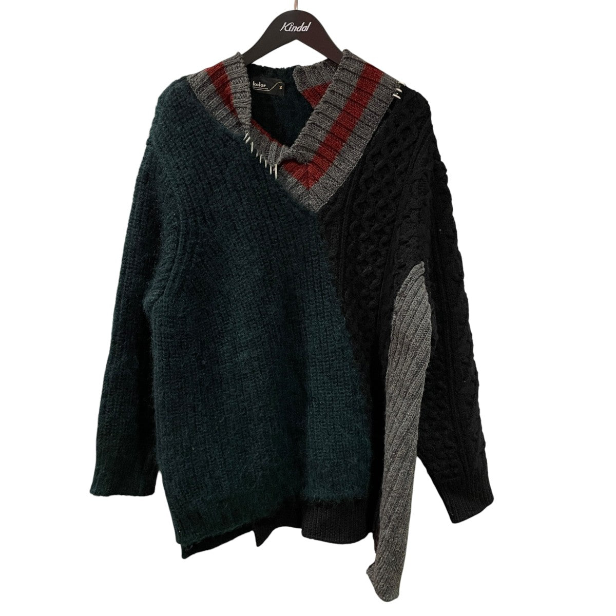 CRAZY PATTERN KNITモヘヤセーター20WCM-N01301