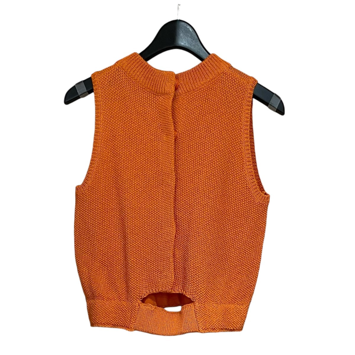 BACK WAIST OPEN KNIT TOP ニットベスト01310190940