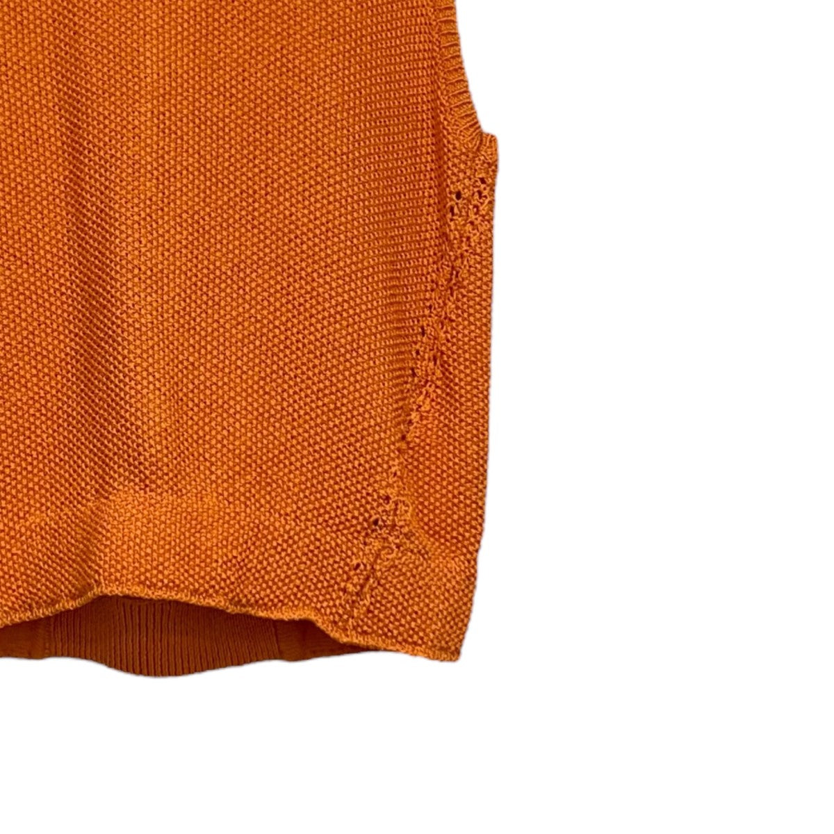 BACK WAIST OPEN KNIT TOP ニットベスト01310190940