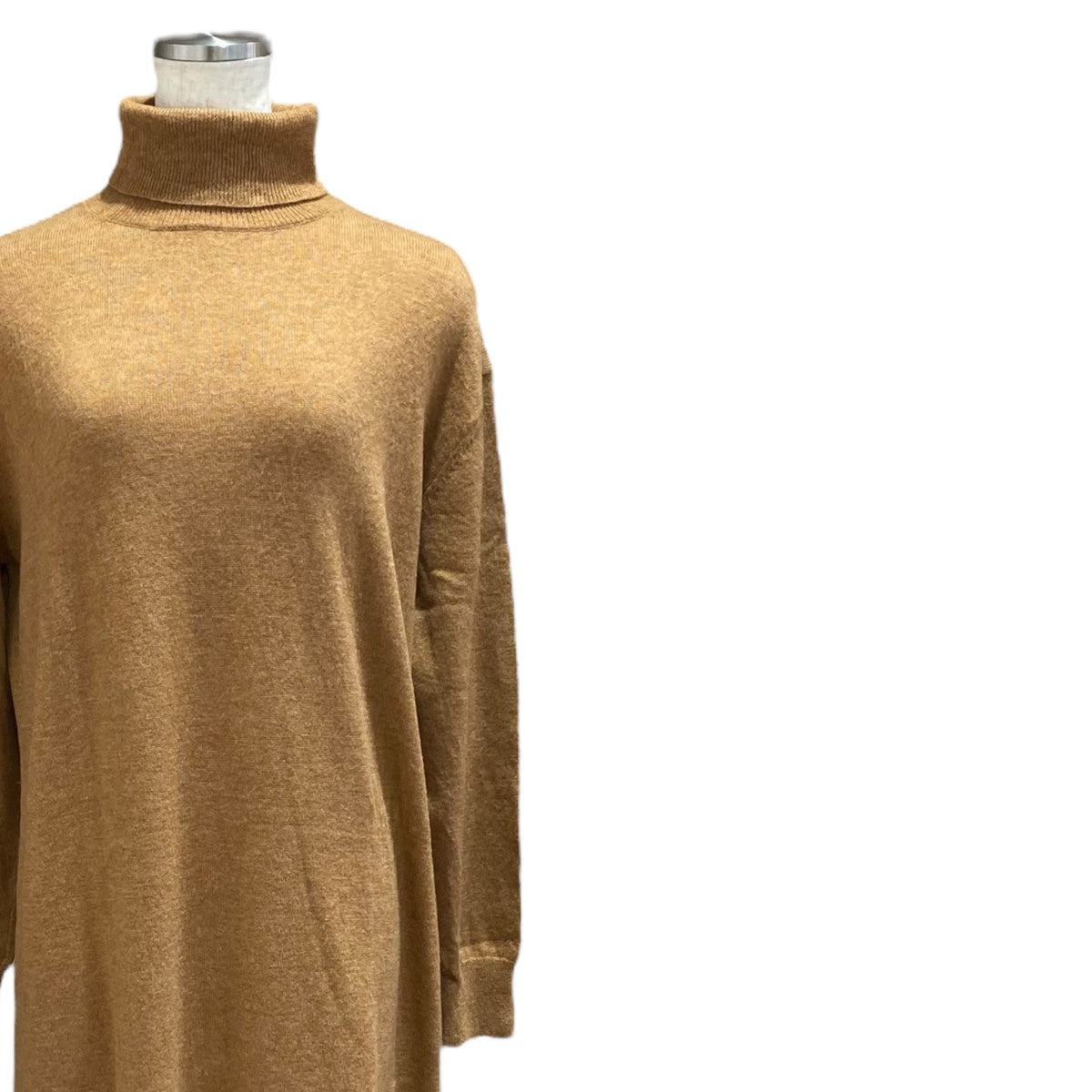 WOOL CASHMERE TURTLE MAXI ONE PIECE1626-119-2783