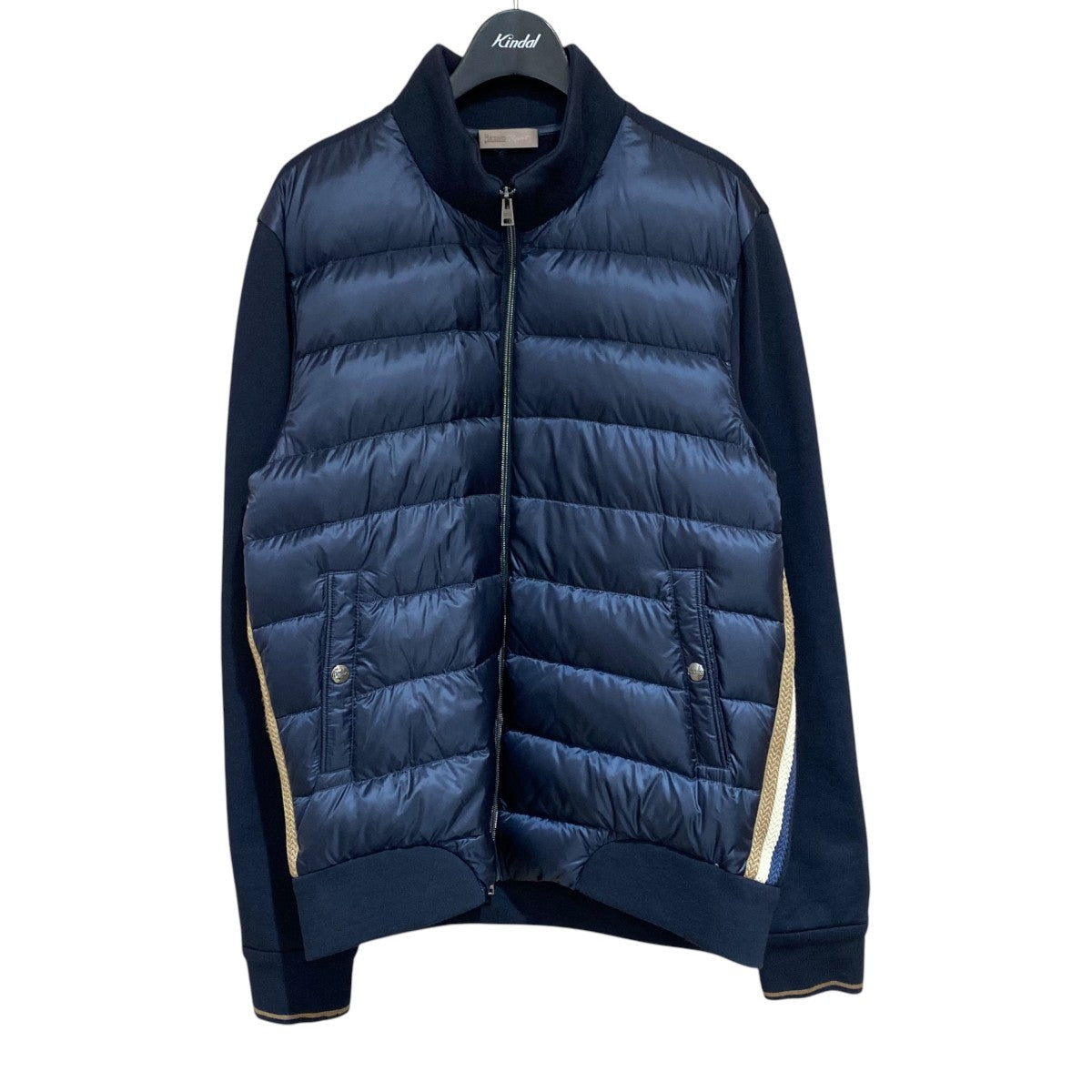 ナイロンライトダウンハイブリッドスタンドカラーブルゾンJP005UR