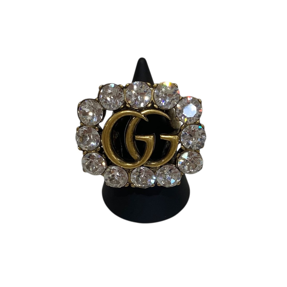 GUCCI マーモントリング　サイズ22 GUCCI - 極美品 #22 グッチ マーモント スネーク ダブルG リング