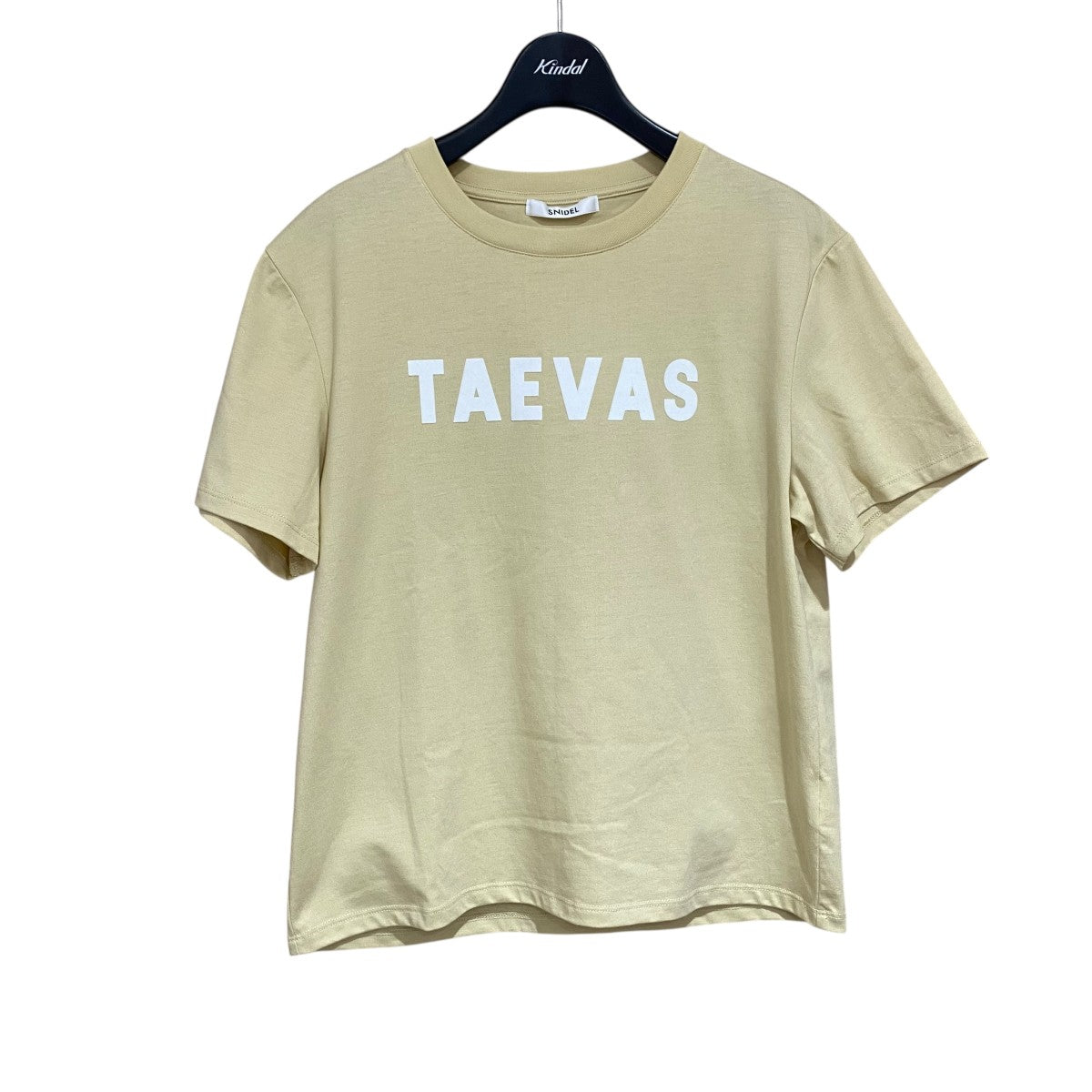 Snidel(スナイデル) ORGANICSゴシックロゴTシャツ