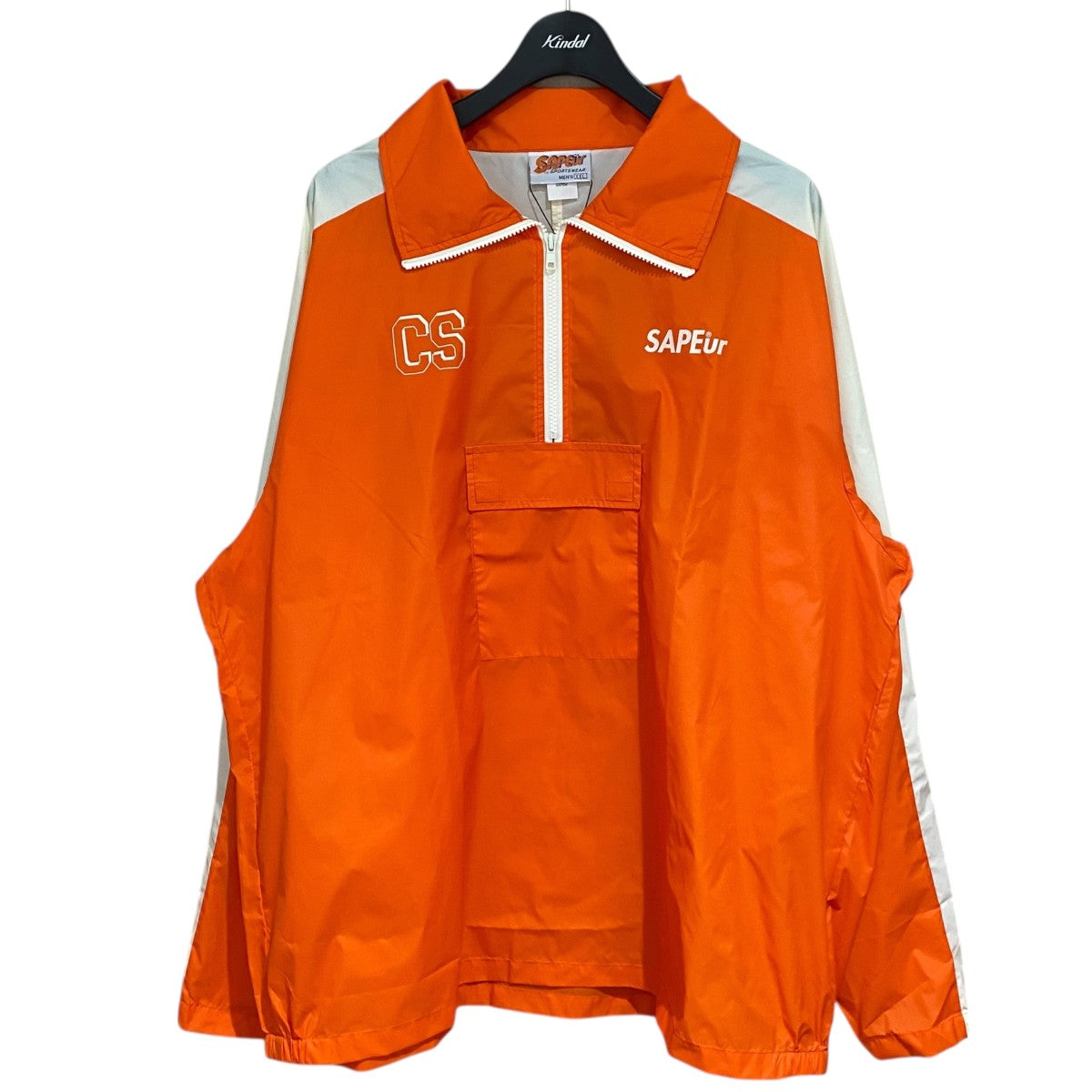 【美品】SAPEur サプール ナイロンジャケット オレンジ　プルオーバー SAPEur(サプール) ナイロンジャケットA0025-125 A0025-125 オレンジ