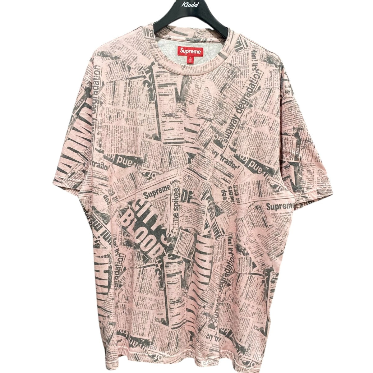 25AWNewspaper S/S Top