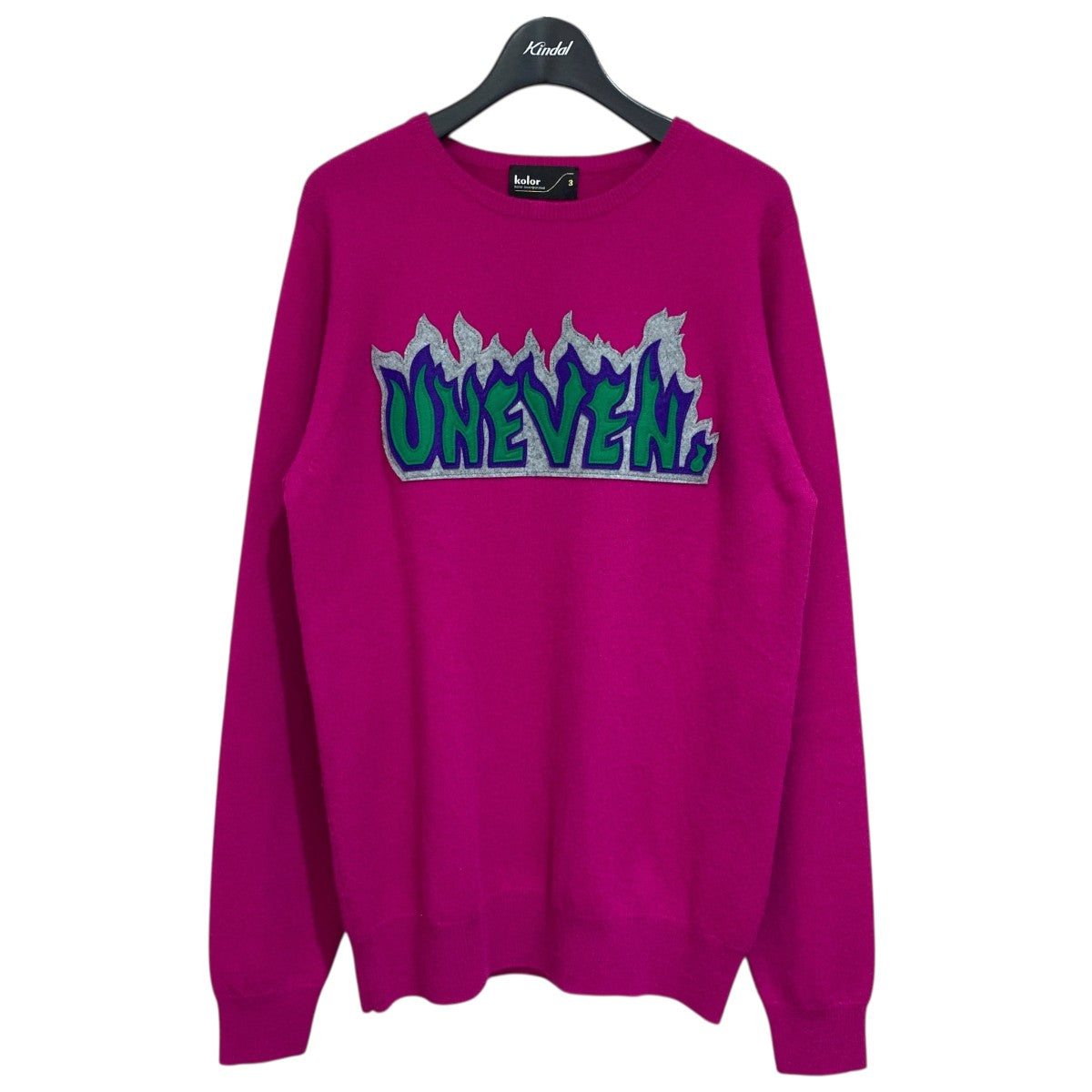 カシミヤクルーネックニット18WCM-N04303