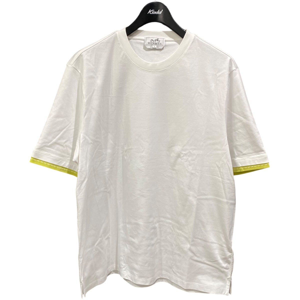 エルメス HERMES 557940HA Tシャツ HERMES(エルメス) TシャツH557940HA H557940HA ホワイト サイズ L