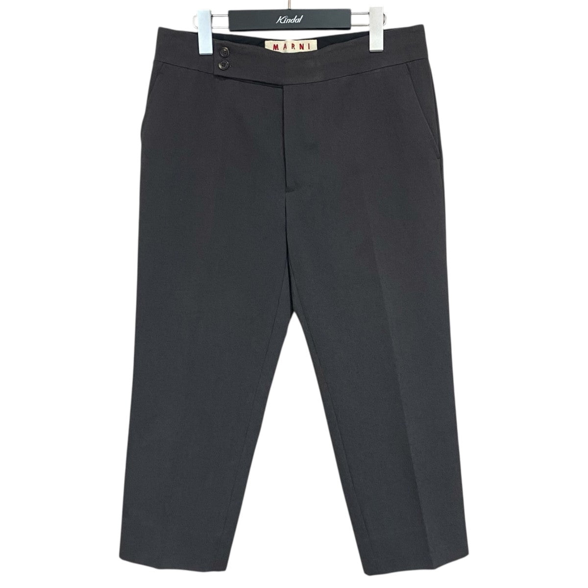 ウールクロップドパンツ