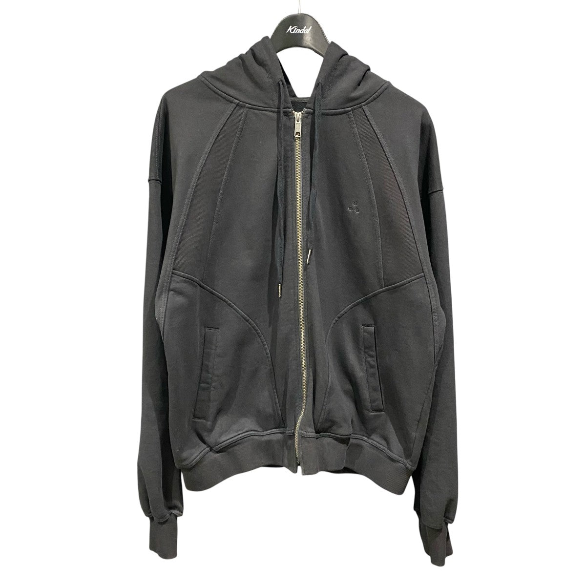 RIB-PANEL ZIP HOODIECON-SSKI7