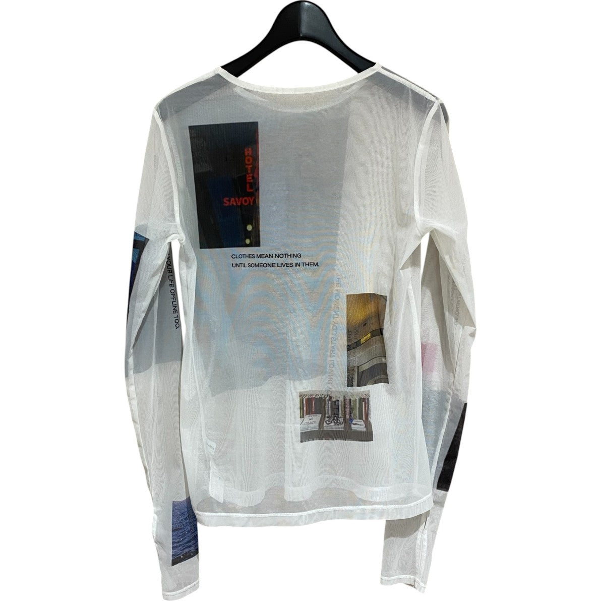 Photo Print Mesh Tops21241415312