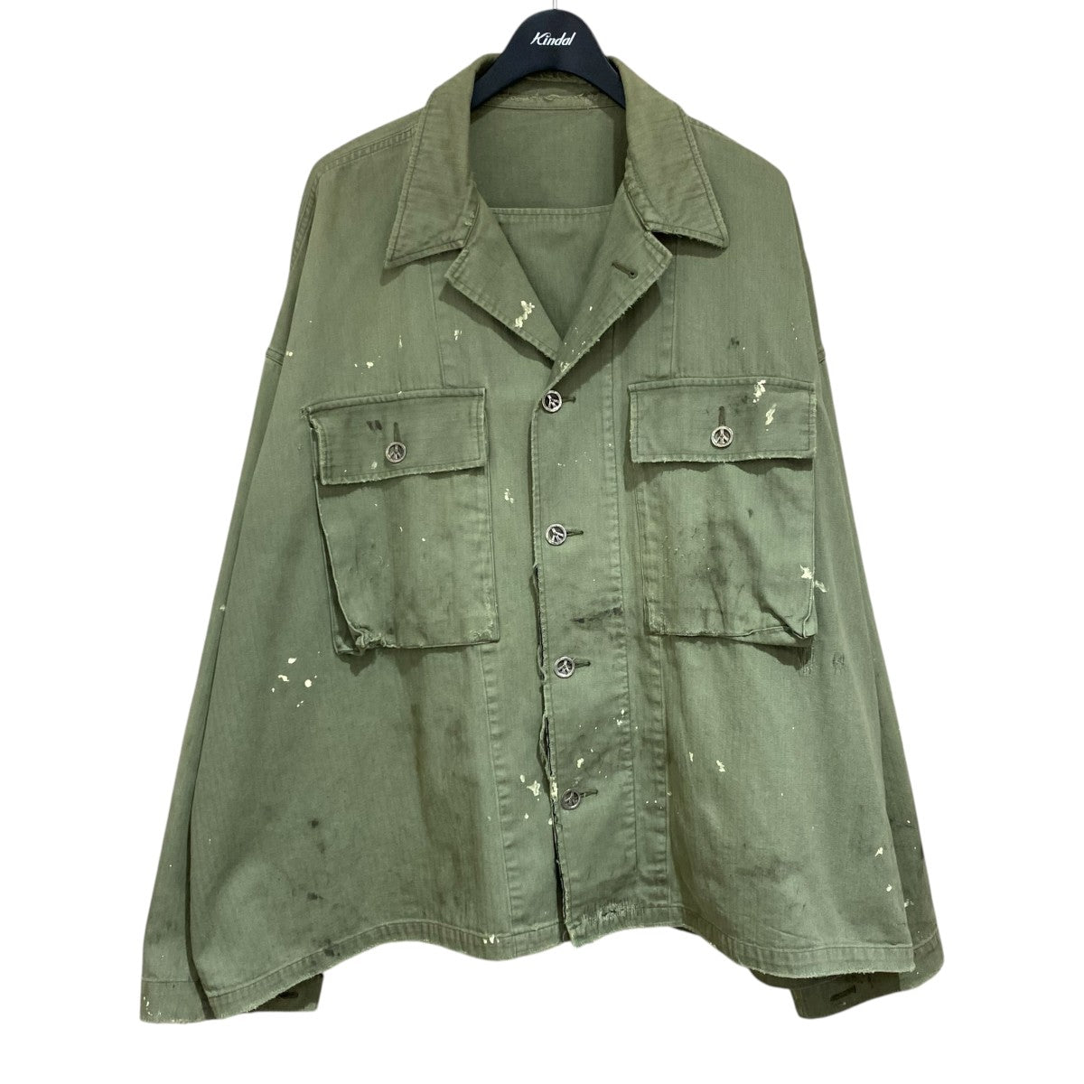 HERINGBONE SHIRT JACKETRE-CO-KH-00-00-259