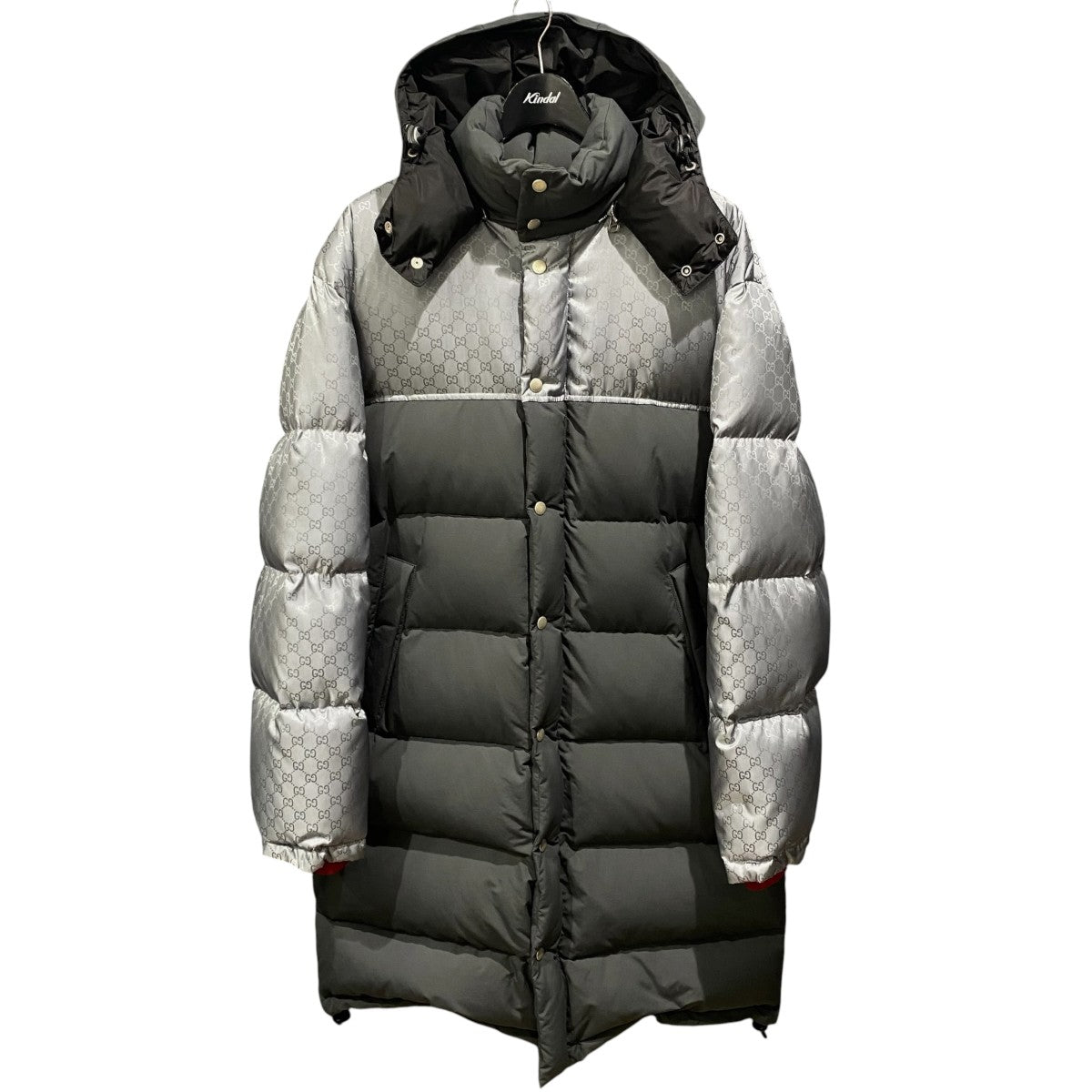 GUCCI(グッチ) GGダウンコート546334 546334 グレー サイズ 48｜【公式