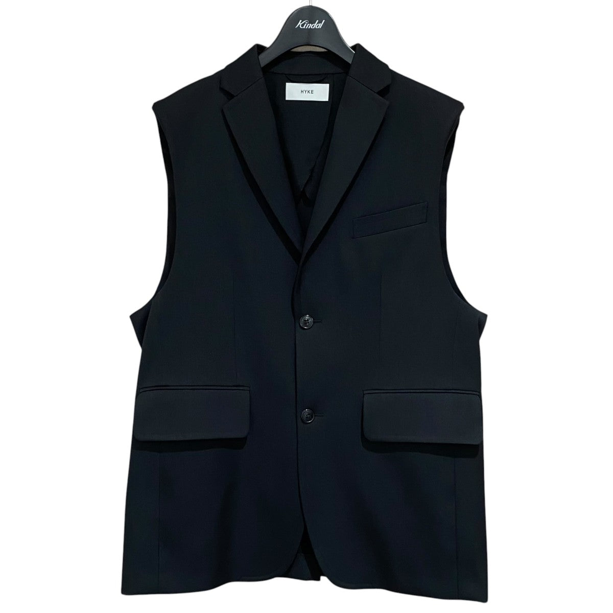 DOUBLE CLOTH VEST232-17422