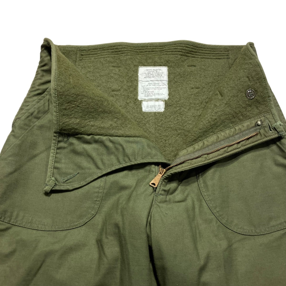 「80’s US.NAVY TROUSERS COLD WEATHER PERMEABLE TYPE 1」カーゴパンツ