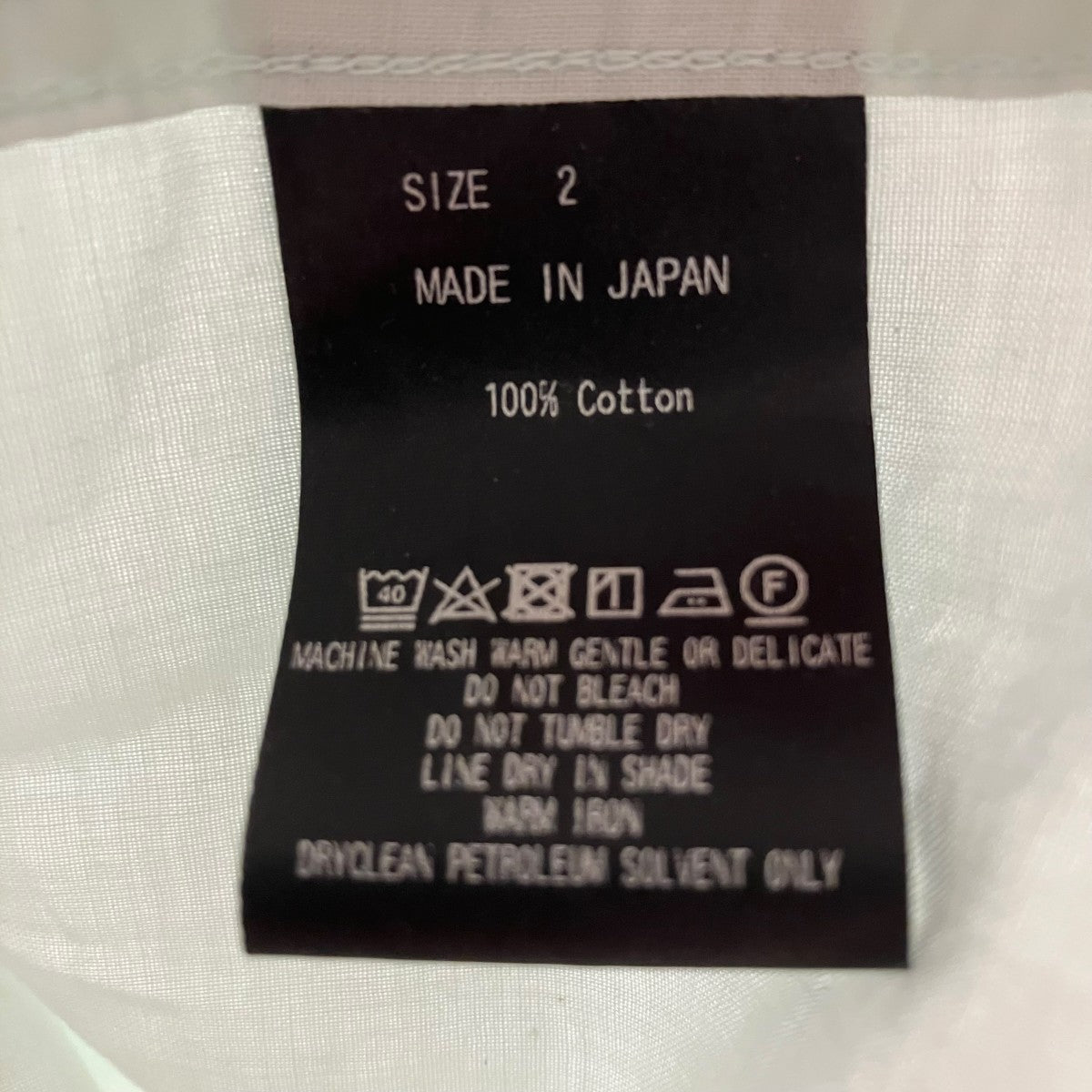 MARKAWARE 24SS「TENT LONG SHIRT」シャツA24A-18SH01C 古着・中古-5枚目のアイテム画像
