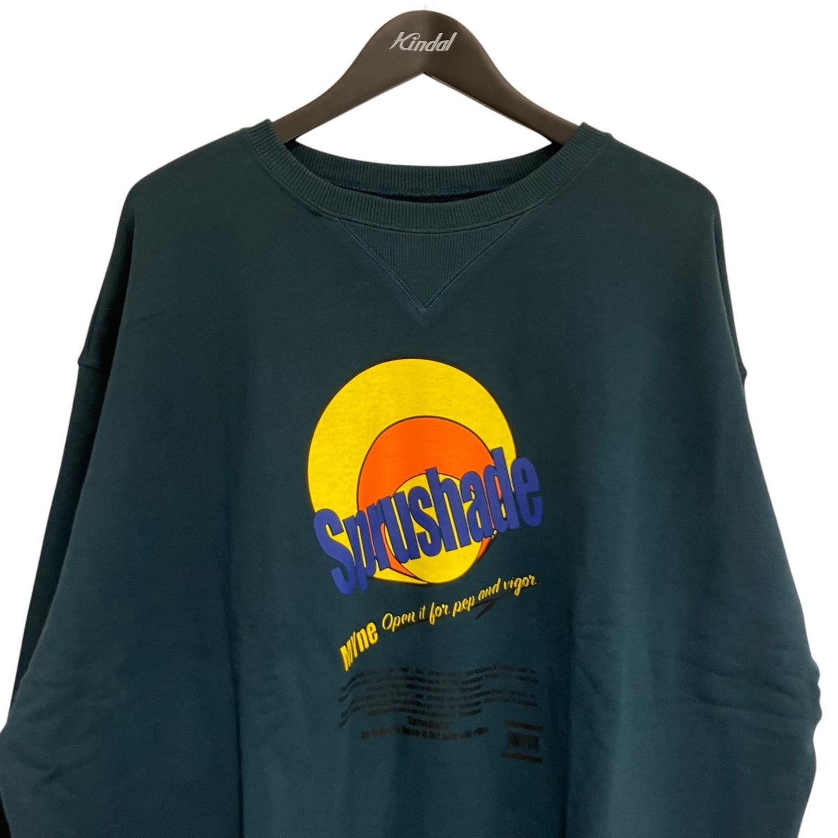「Sprushade pullover」プリントスウェットG04PO252