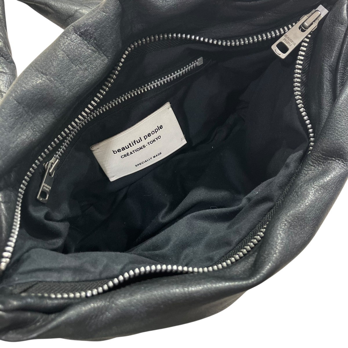 「bean shoulder bag in soft cowhide」ショルダーバッグ1235611942