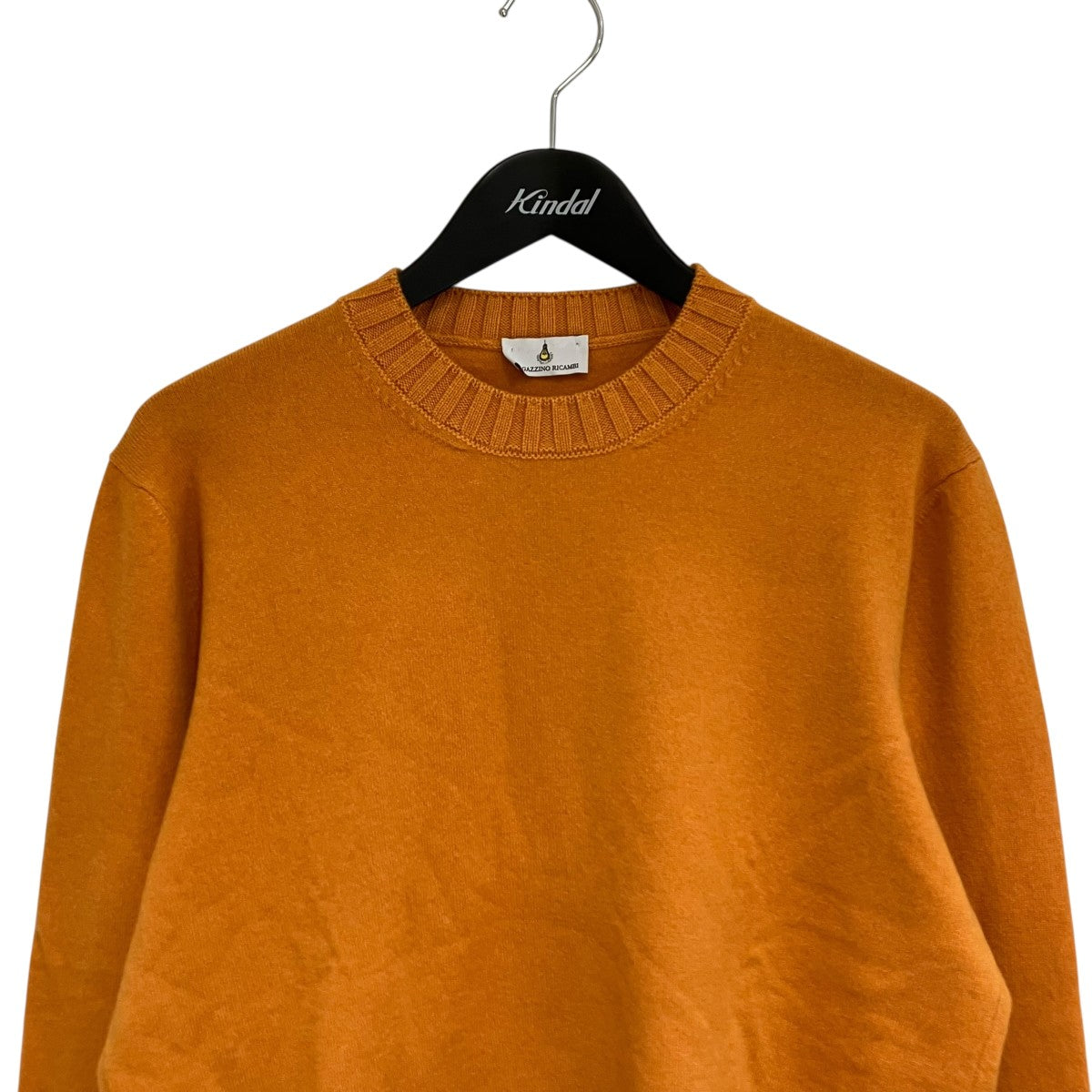 カシミアクルーネックニット.カシミアクルーネックニット