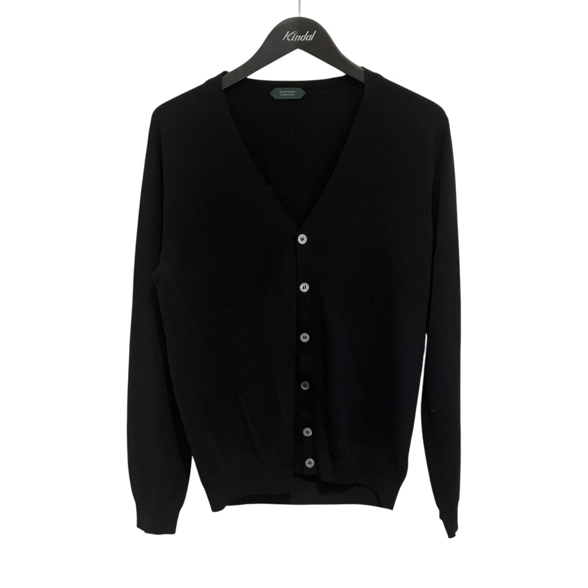 かん様 zanoneブラック カーディガン ZANONE（ザノーネ） カーディガン ZANONE CHIOTO STAND KNIT CARDIGAN