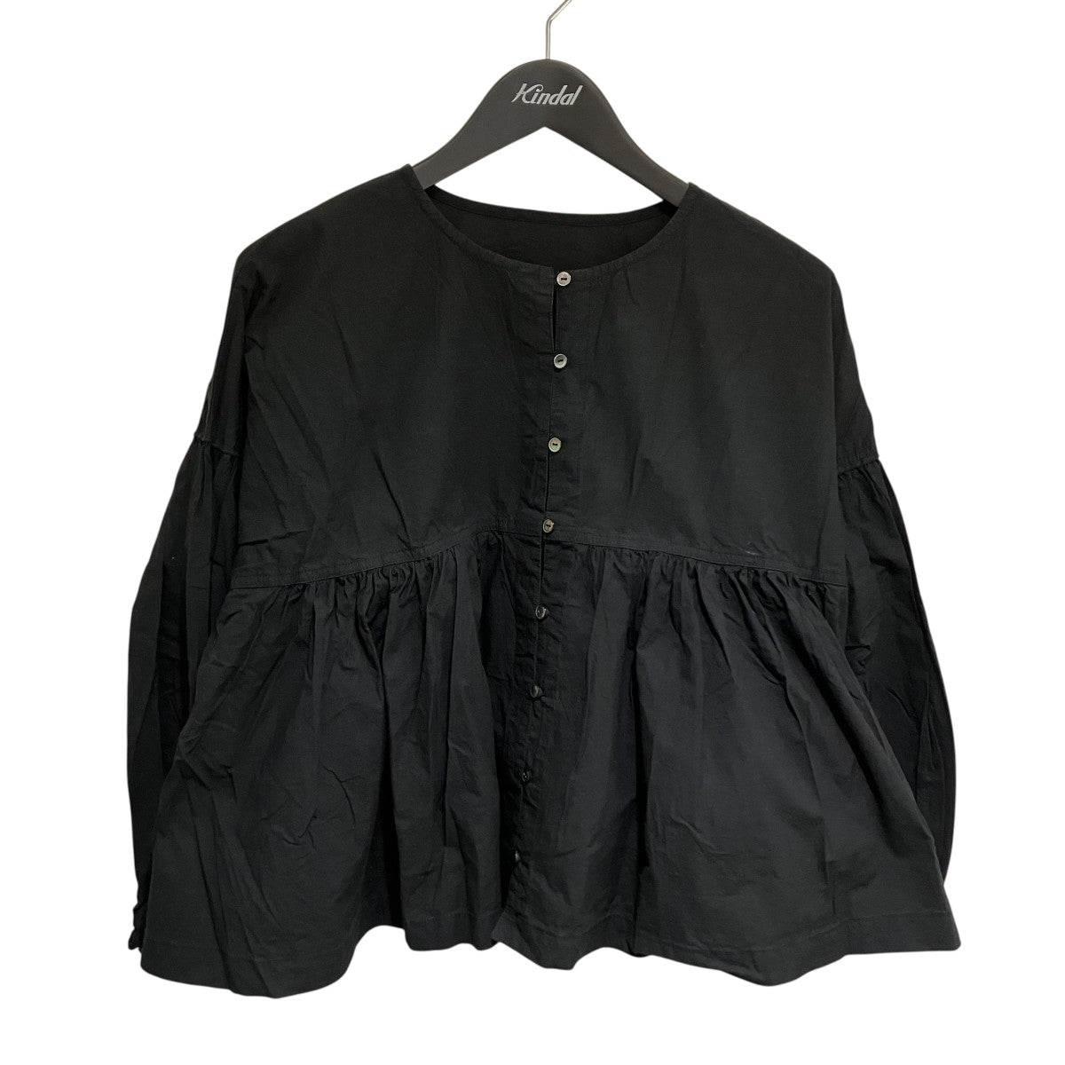 リネンスタンドフリルブラウス01175-1112-33