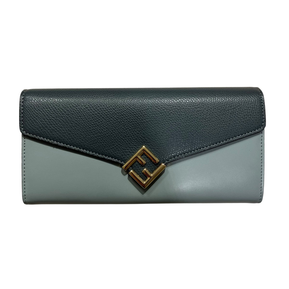 FENDI(フェンディ) FFダイヤモンド長財布8M0251 8M0251 グレー×ブルー 