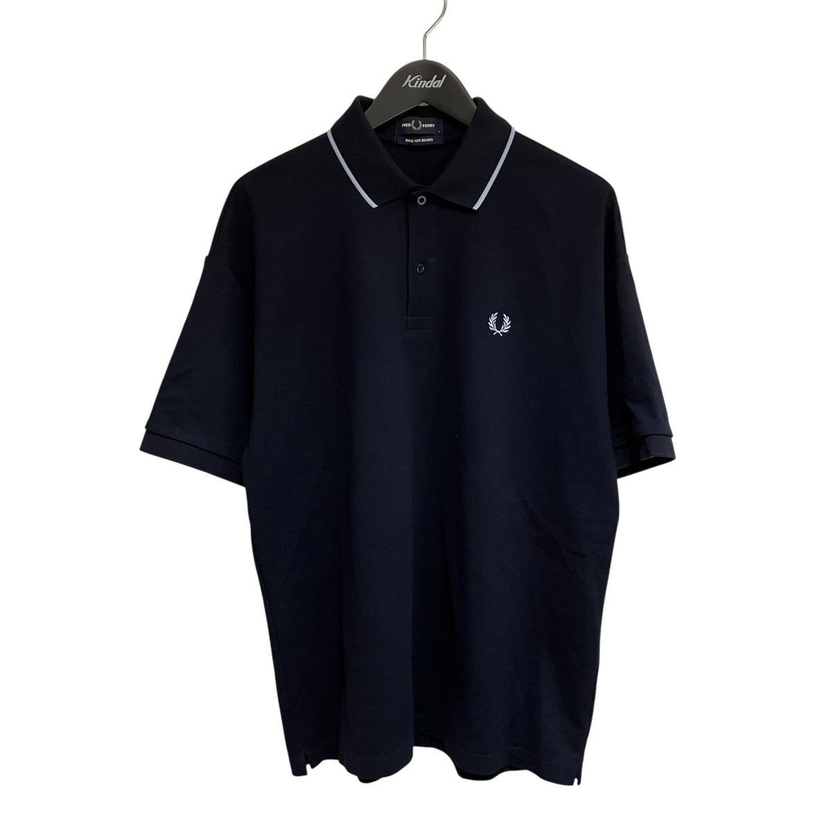 FRED PERRY フレッドペリー 半袖ポロシャツBEAMS コラボ ブラック BEAMS（ビームス）【別注】FRED PERRY / リラックス ピケ