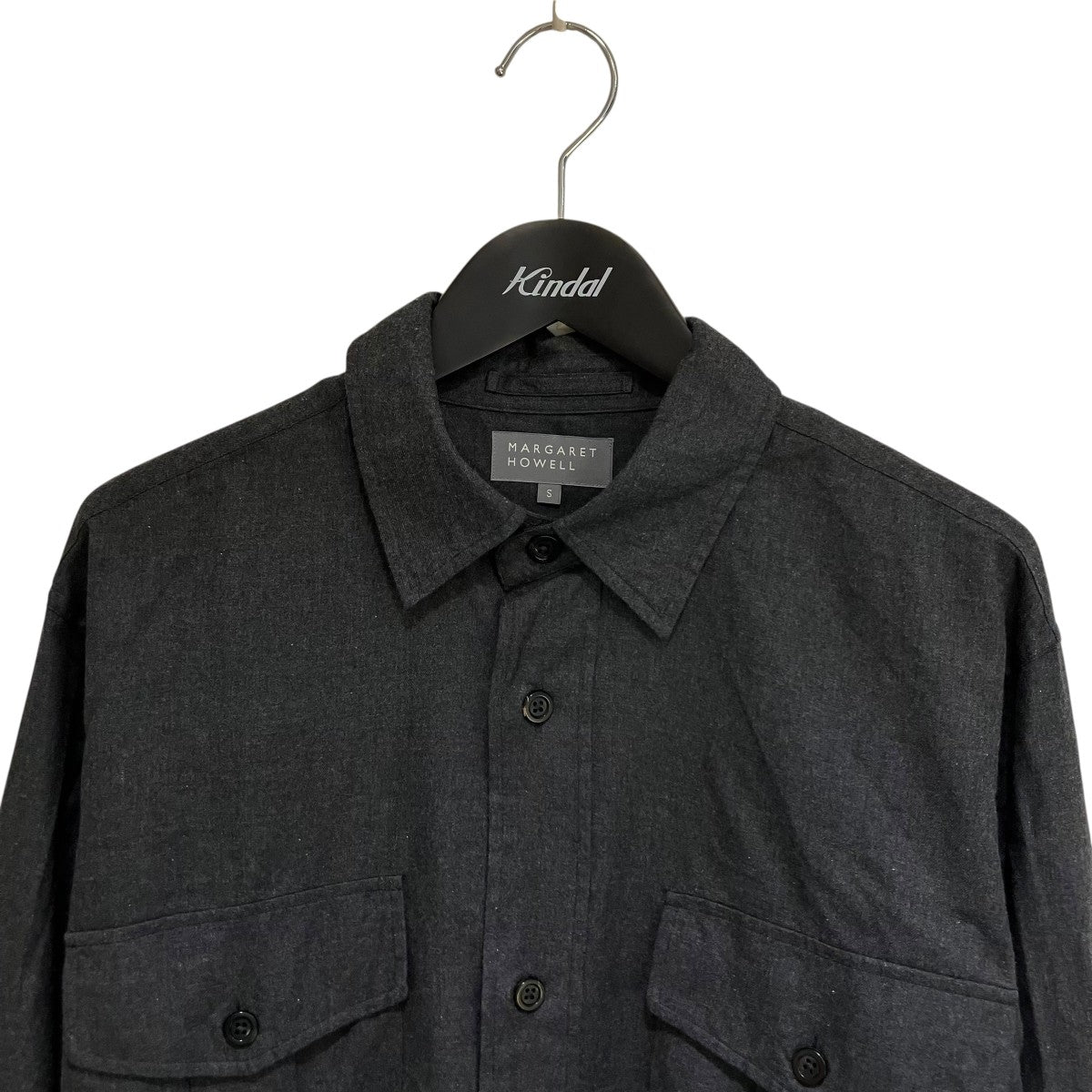 24AWBRUSHED COTTON SILK TWILL長袖ブラウス579-4250007