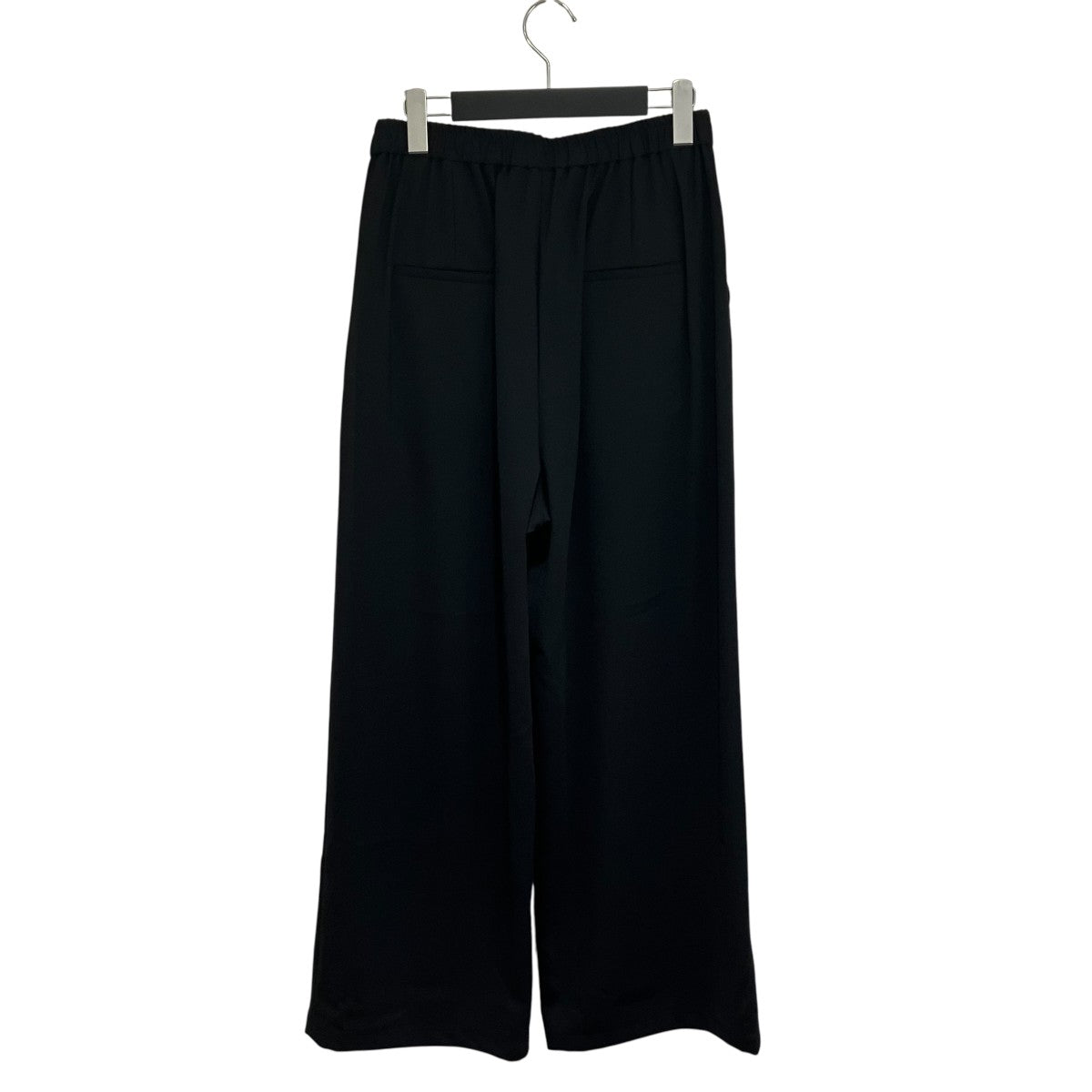 25SSイージーケアタックギャザーストレートパンツワイドパンツURA4-24C012