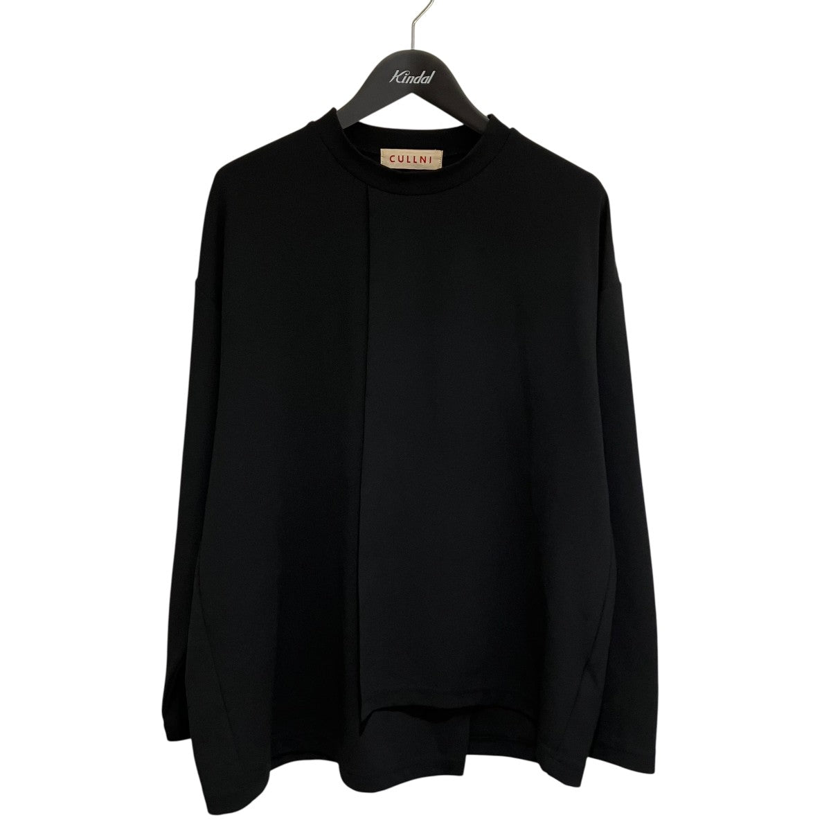 アシンメトリージョーゼットカットソー長袖ブラウス20-SS-034