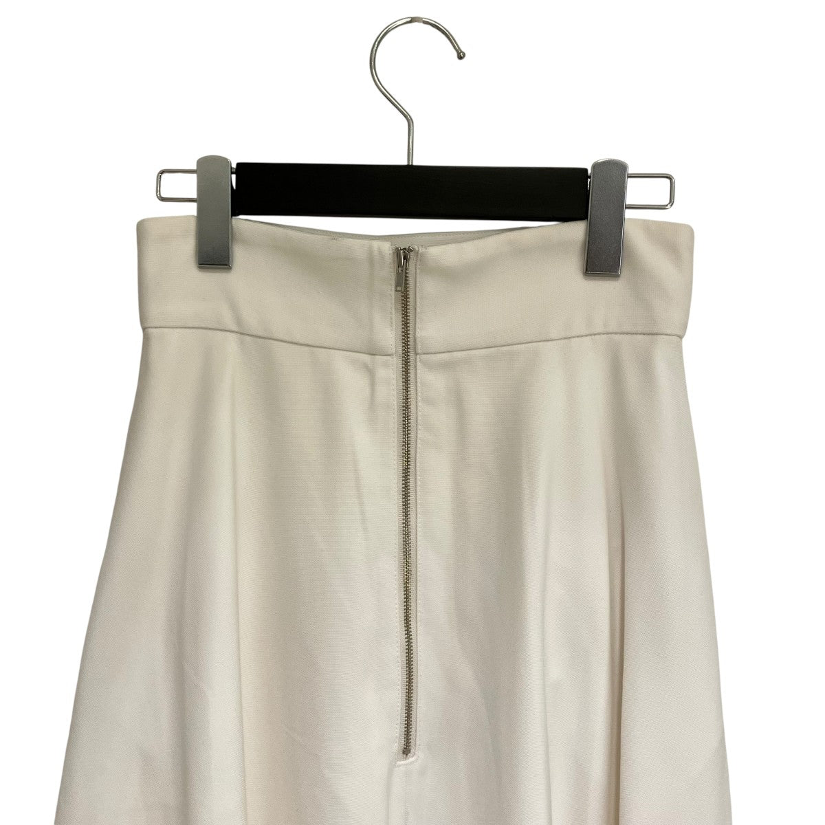 CLANE W FACE FRONT ZIP FLARE SKIRTダブルフェイスジップフレアスカート14109-6102 古着・中古-4枚目のアイテム画像