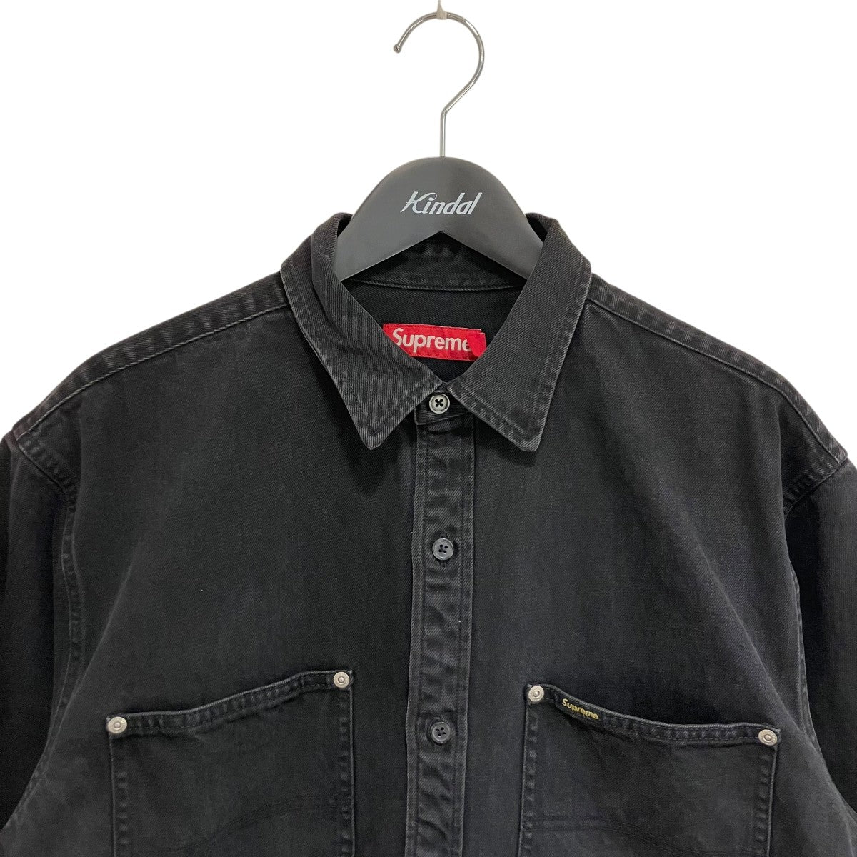 24SSLoose Fit Denim Painter Shirt半袖デニムシャツ