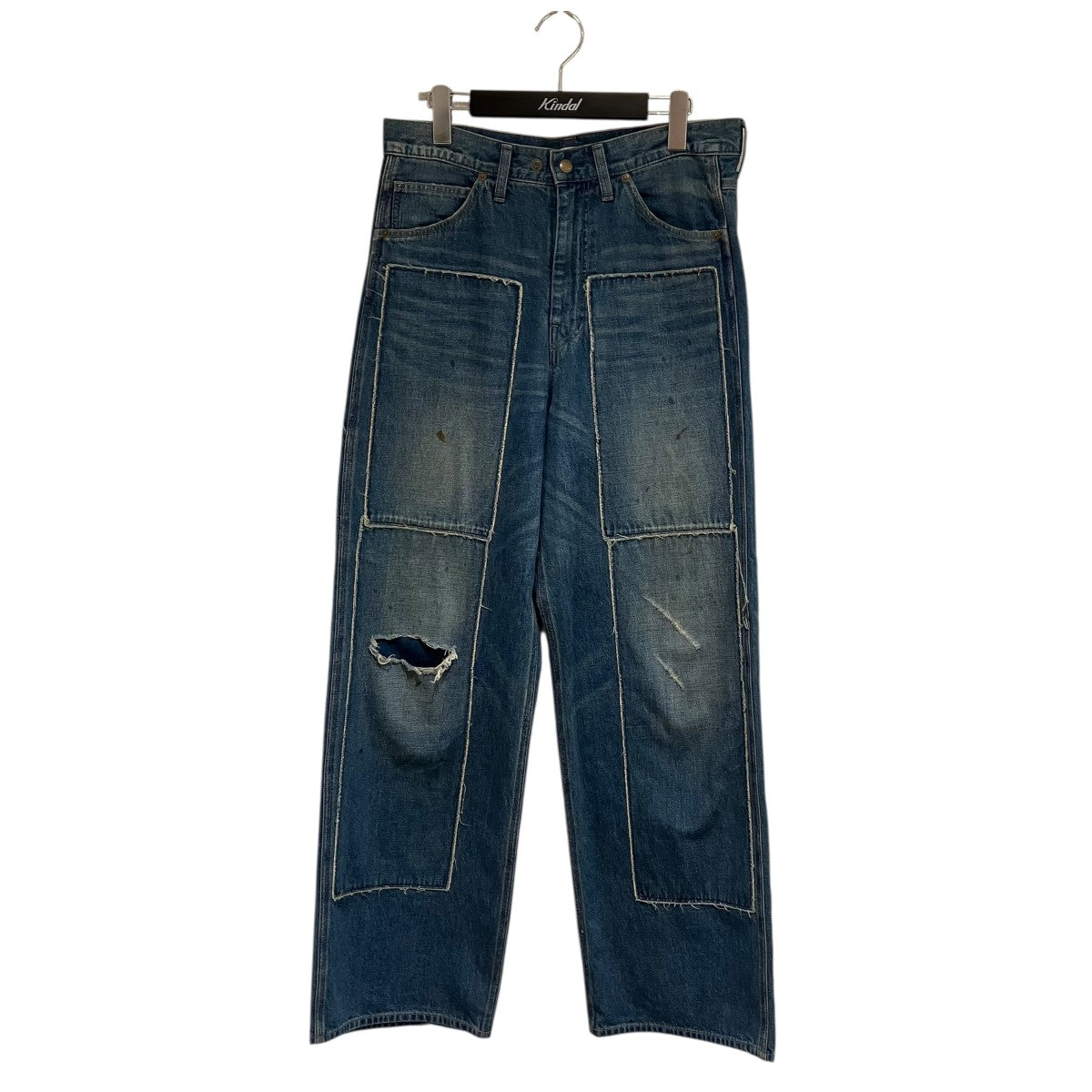 Name. / ボトム/1/デニム/IDG/W-NMPT-21SS-016// Name．(ネーム) 25AWDENIM PAINTER PANTS with KurryデニムパンツNMPT