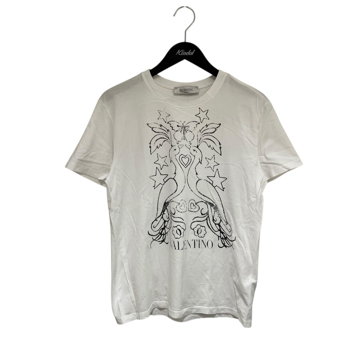 ヴァレンティノ VALENTINO 0000045669 Tシャツ VALENTINO(ヴァレンチノ) Peacock Print T-Shirt半袖Tシャツ0000045669