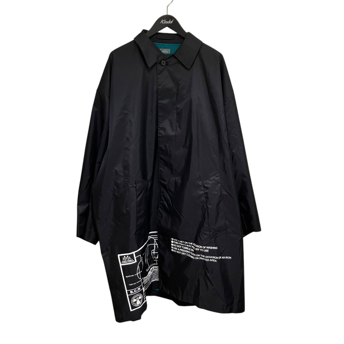 kolor / BEACON コーティングステンカラーコート kolor BEACON>ナイロンコート(24WBM-C04134) | MAKES ONLINE STORE