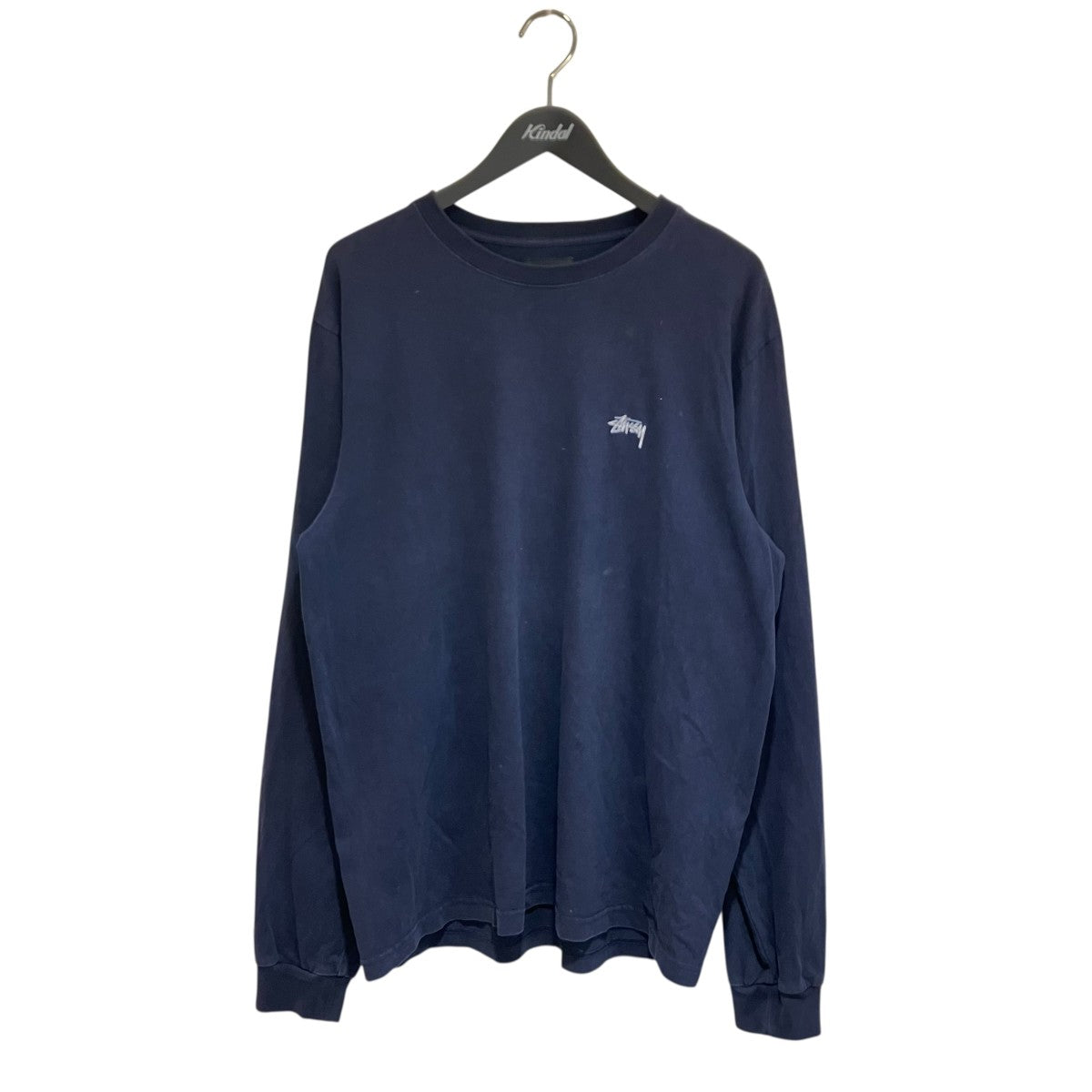 stussy(ステューシー) 胸刺繍長袖Tシャツ ネイビー サイズ L｜【公式