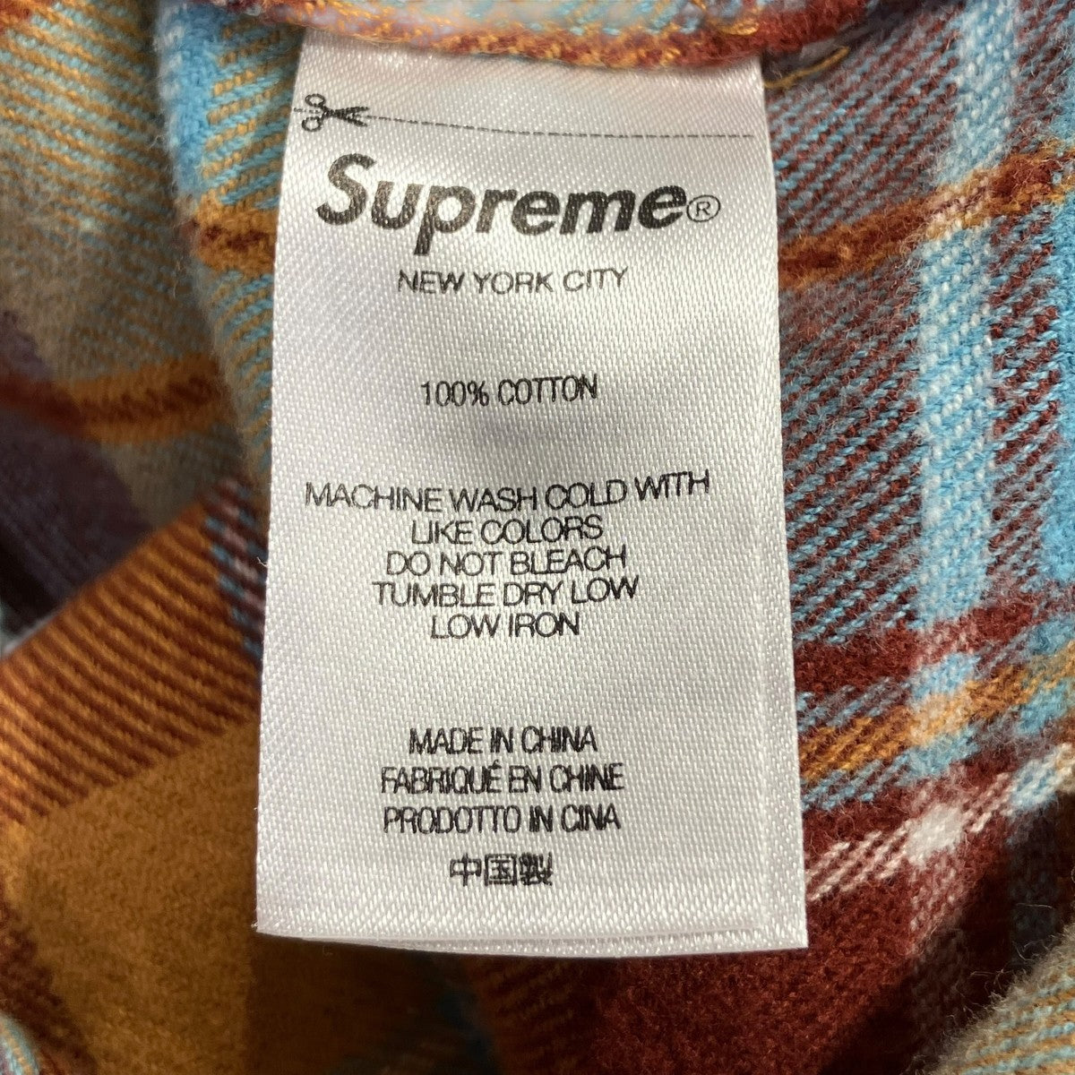 22AWPlaid Flannel Shirtチェックシャツ
