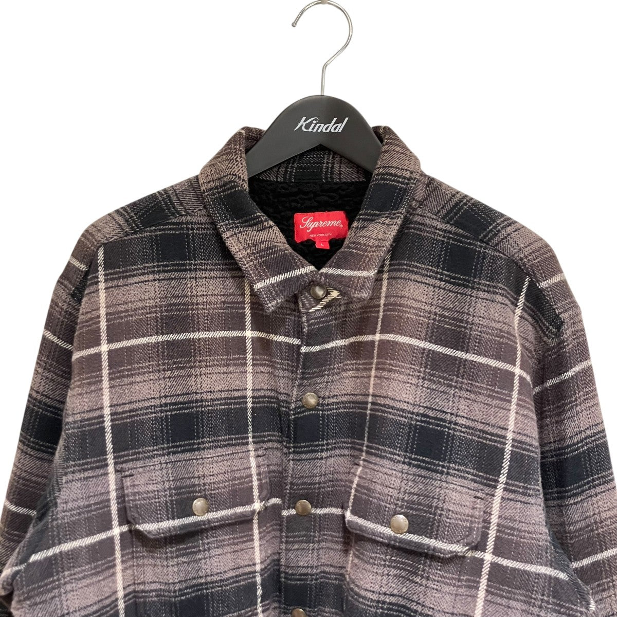 22AWShearling Lined Flannel Shirtボアシャツジャケット